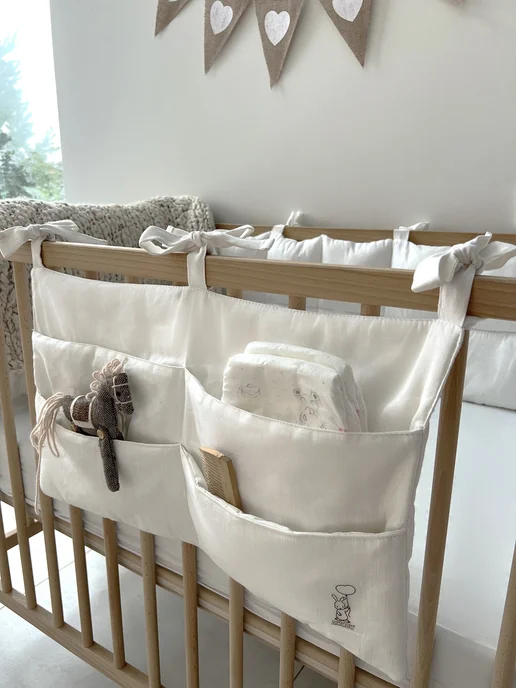 GBkids Органайзер карман на кроватку, белый