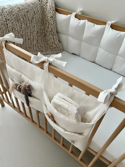 GBkids Органайзер карман на кроватку, белый, фото 4