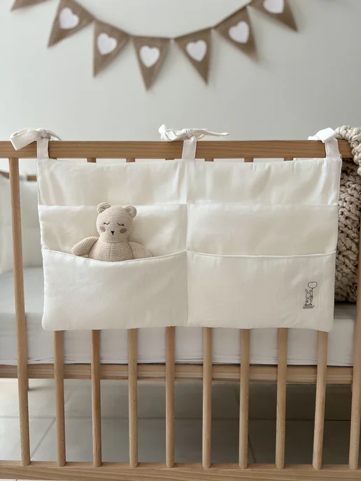 GBkids Органайзер карман на кроватку, белый, фото 8