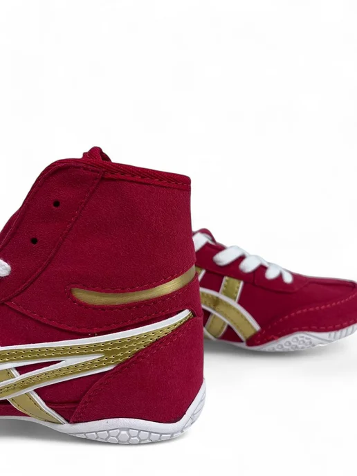 Astana Shoes 6 Борцовки Спортивные для Вольной борьбы и Самбо ASICS, красный, фото 4