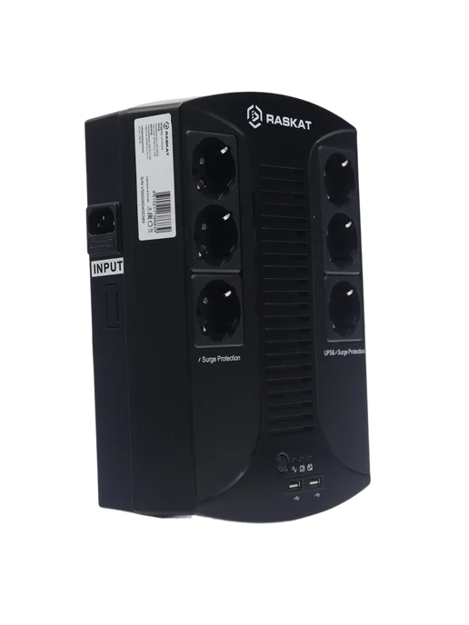 Raskat Источник бесперебойного питания VS-650VA, 390Вт, 6хCEE 7, 390 Вт, фото 4