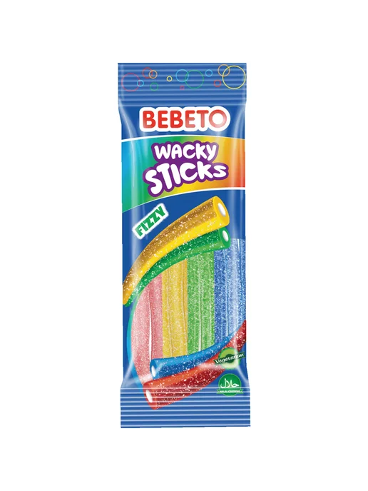 Мармелад жевательный Bebeto Wacky Sticks 75 г, 75 г