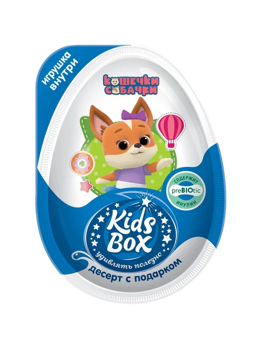 Kids Box Десерт Три Кота Кошечки-Собачки с подарком 20 г, 20 г