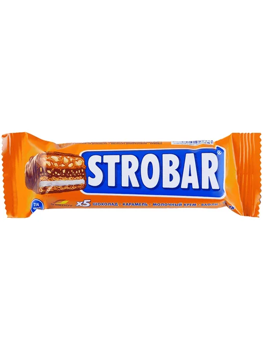 Шоколадный батончик Strobar с орехами 40 г, 40 г