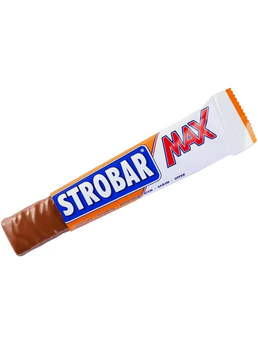 Шоколадный батончик Strobar MAX с орехами 60 г, 60 г