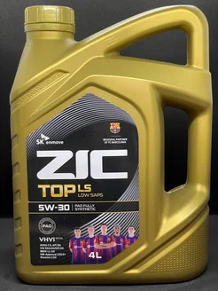 Масло моторное Зик TOP LS 5W30 синтетика 4 литра ZIC 300412265 купить за 3 597 ₽ в интернет-магазине Wildberries