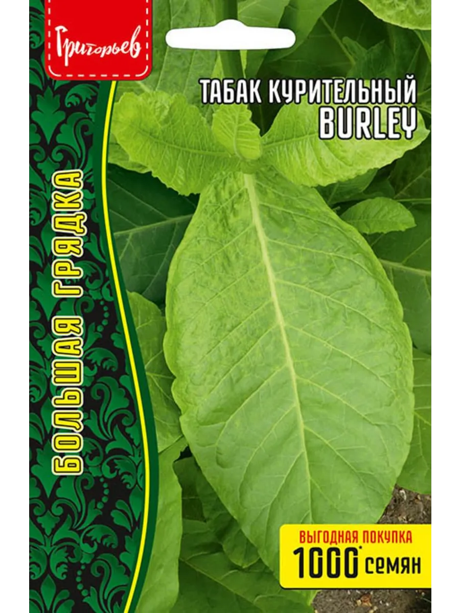 Семена Табак курительный Burley ВП 0,1г