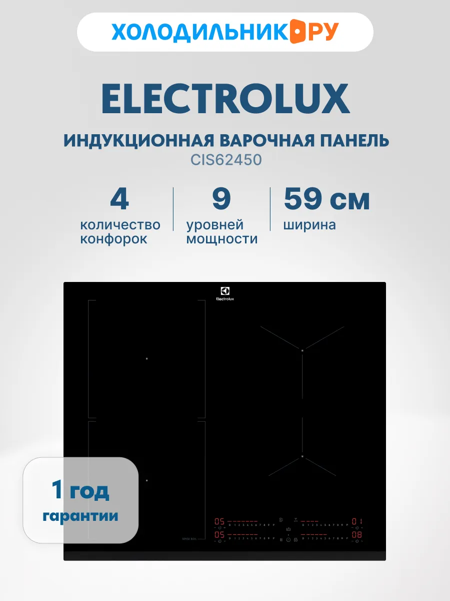 Встраиваемая индукционная варочная панель CIS62450