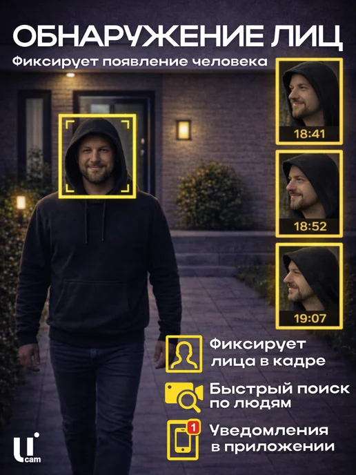 Ucam Готовый комплект видеонаблюдения 3 IP POE камеры с диском, белый, фото 6