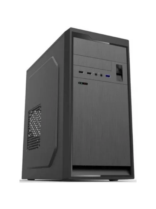 POWERMAN Корпус для ПК сталь 0,4 мм ATX 2 USB БП 450 Вт, 450 Вт