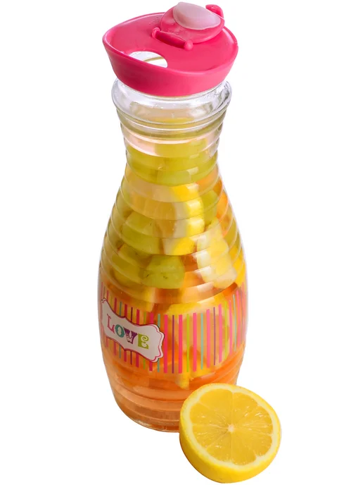 Бутылка стеклянная 1 л. - фото 5