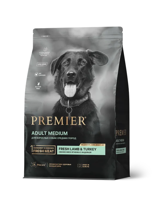 Сухой корм PREMIER.PET для собак, средние, 3 кг, фото 2