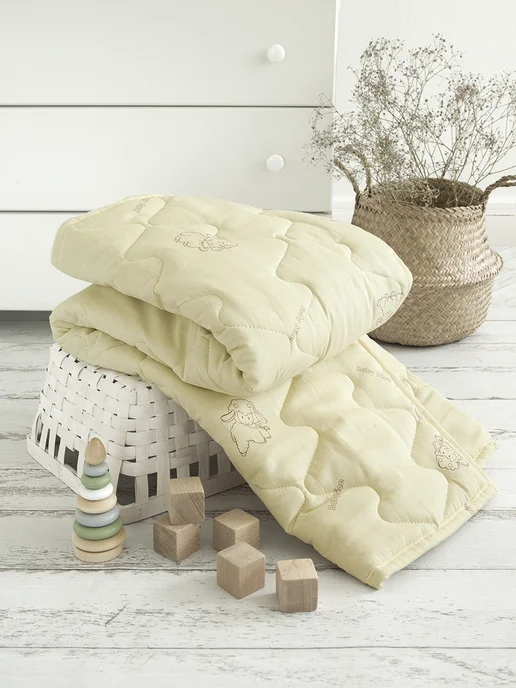 Tessolo Home Одеяло детское для новорожденных зимнее 100х140 овечка, 105x140, фото 2