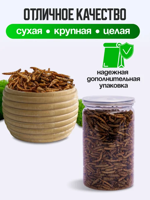 Хитрый крыс Белковая смесь, черная львинка зоофобас сверчок 60 грамм, черный, фото 5