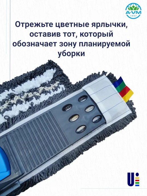 A-VM Сменная насадка на швабру 40х13 см, 40x13 см, фото 5