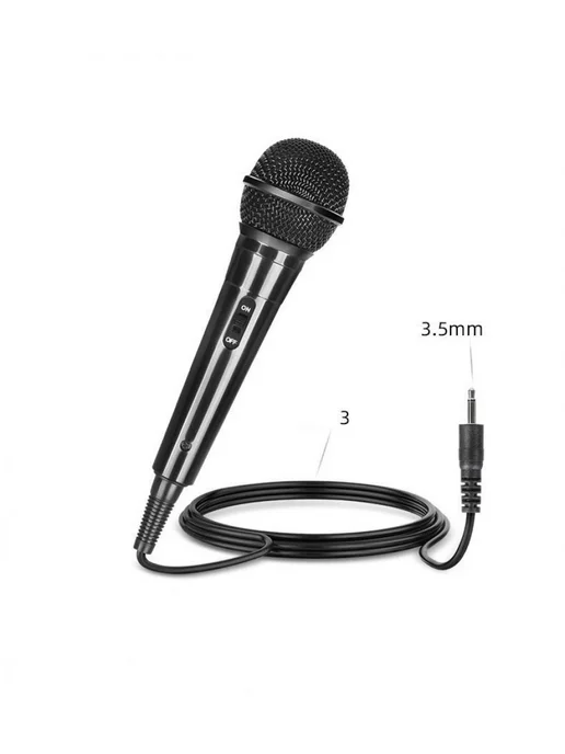 MyPads Микрофон универсальный mic3.5mm, черный, черный, фото 2
