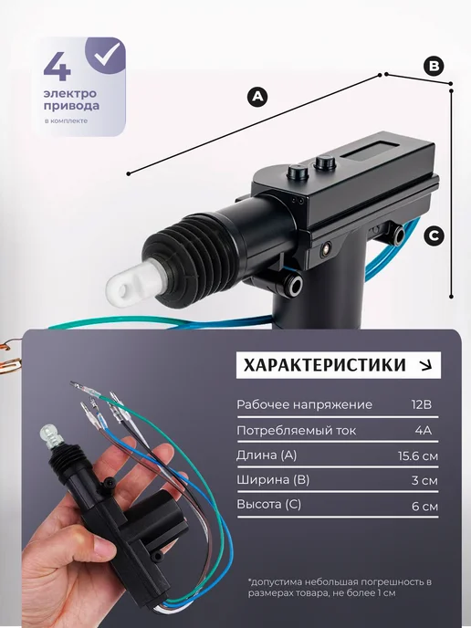 SB Центральный замок для БМВ, комплект на 4 двери, вариант, фото 4