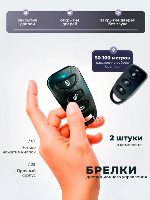 SB Центральный замок для СсангЙонг, комплект на 4 двери, вариант, фото 3