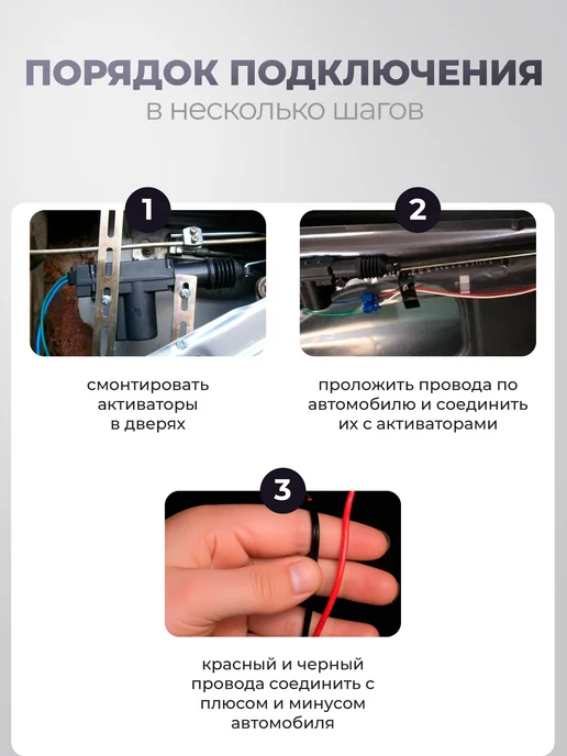 SB Центральный замок для СсангЙонг, комплект на 4 двери, вариант, фото 5