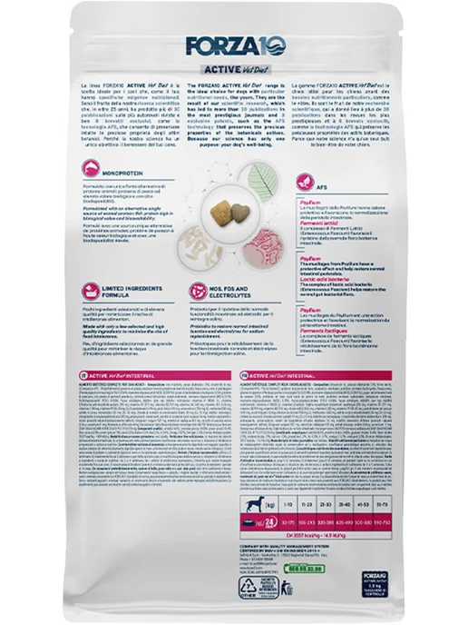 Сухой корм Forza10 Active Intestinal для собак, 1,5 кг, фото 3