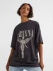 Футболка оверсайз с принтом Барби хлопок Bershka 482943158 купить за 622 ₽ в интернет‑магазине Wildberries