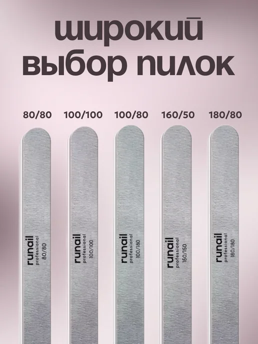 runail professional Профессиональная пилка для искусственных ногтей 150 150, вариант, фото 3
