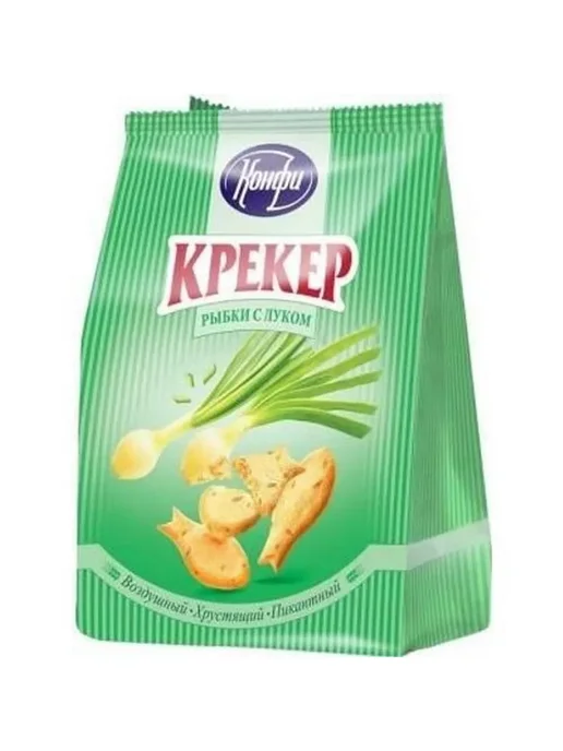Пекарь Крекер Рыбки соленый с луком 3кг, 220 г, 14 шт, фото 8