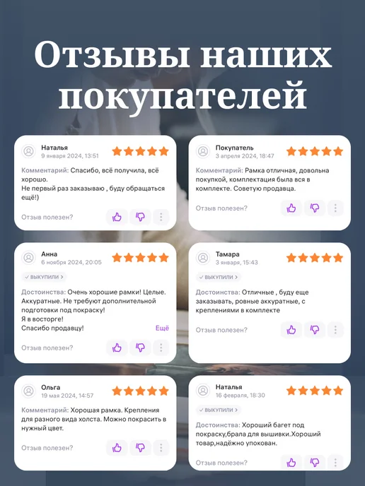 АРТБОРД + Рама овальная багетная 25х35 см, 2шт с фурнитурой из МДФ №3, 2 шт, фото 7