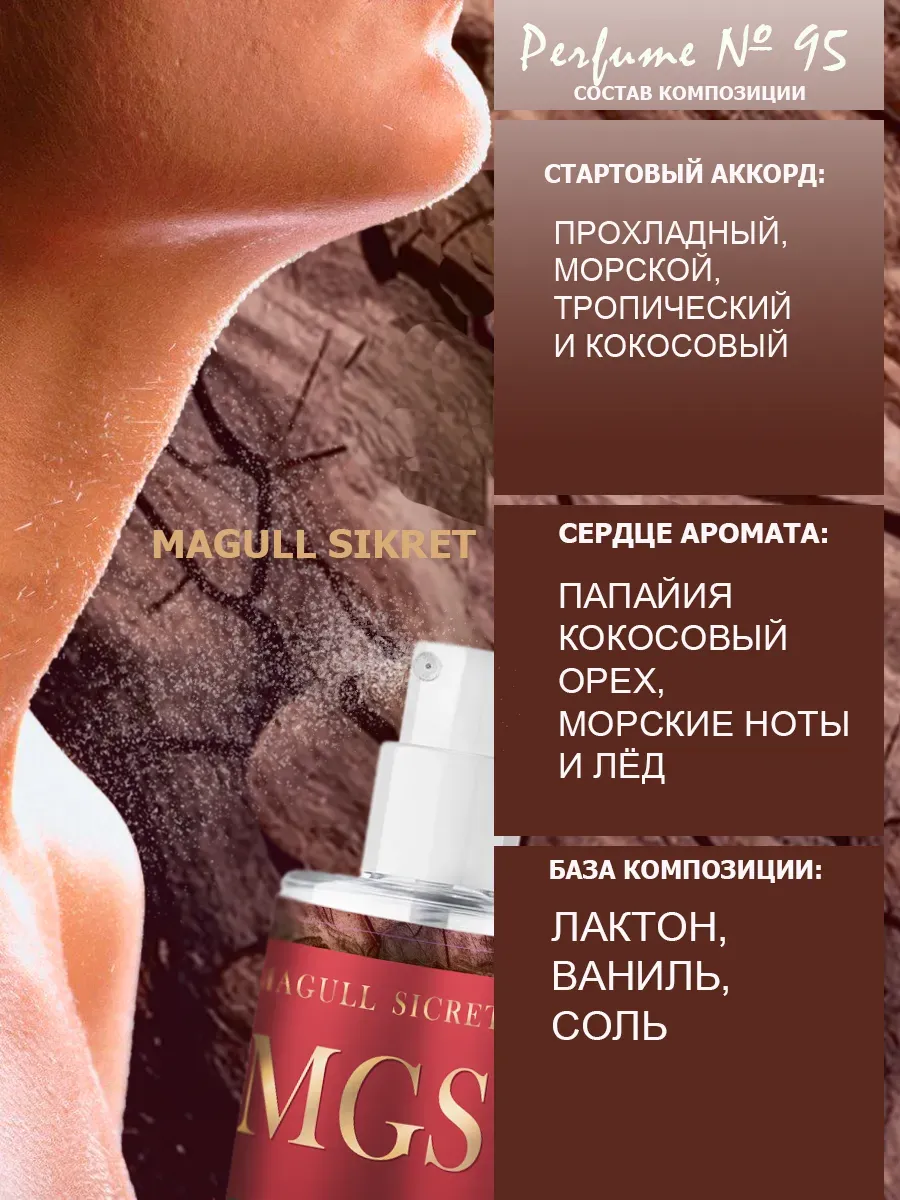 Спрей мист для волос и тела парфюмированный Perfume №95 фото 3