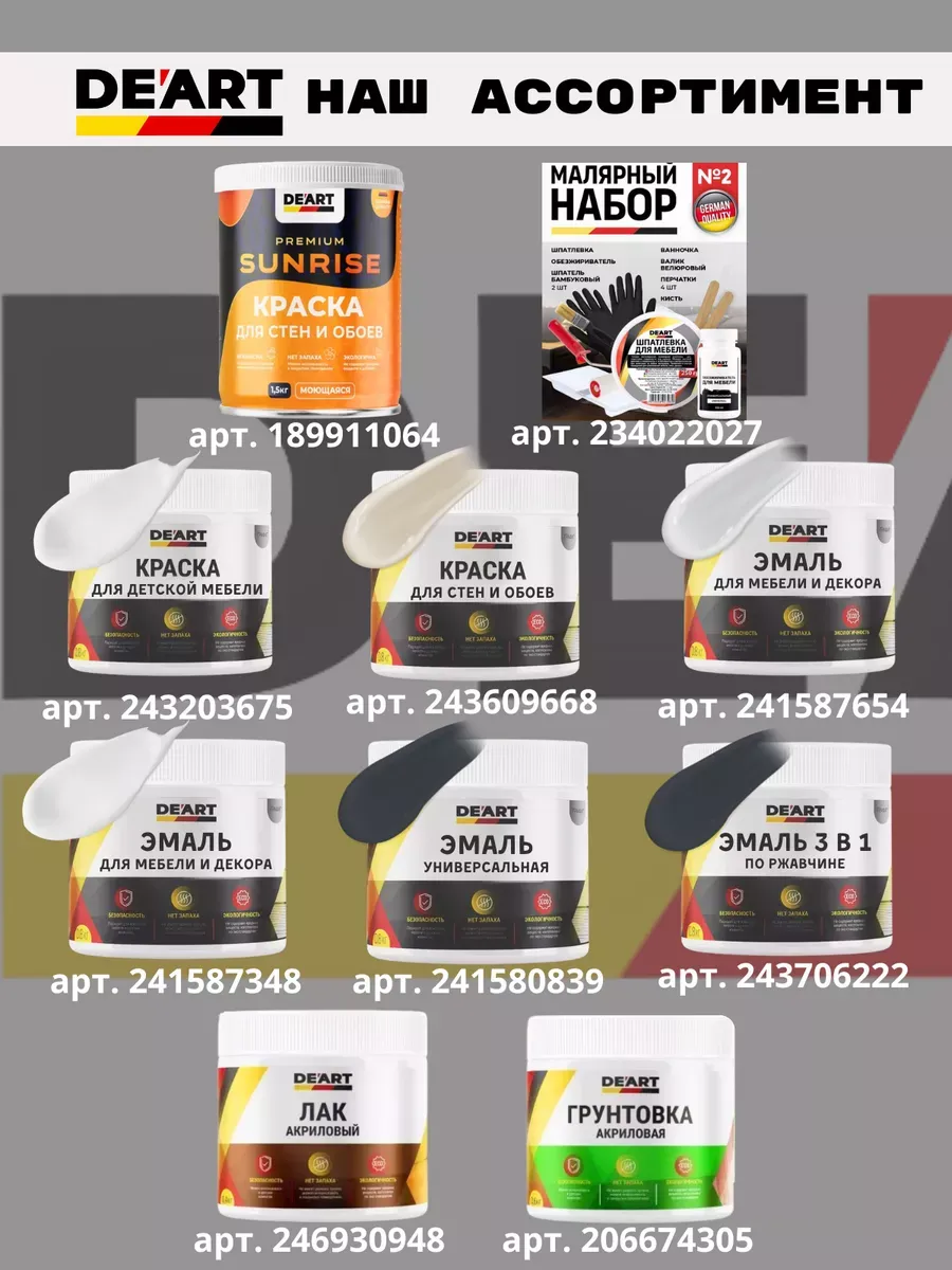 Краска для мебели и дерева меловая матовая без запаха фото 7