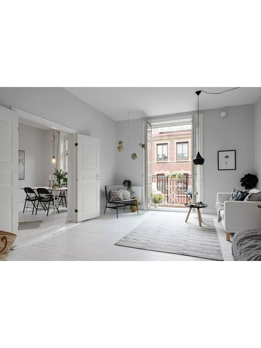 Краска для мебели и декора, полуматовая белая фото 5