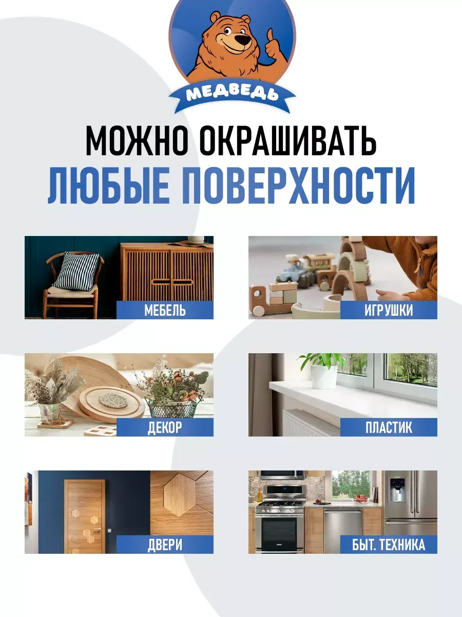 Краска для мебели матовая белая фото 8