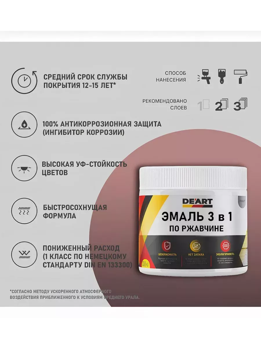Эмаль 3 в 1 по ржавчине,слоновая кость фото 2