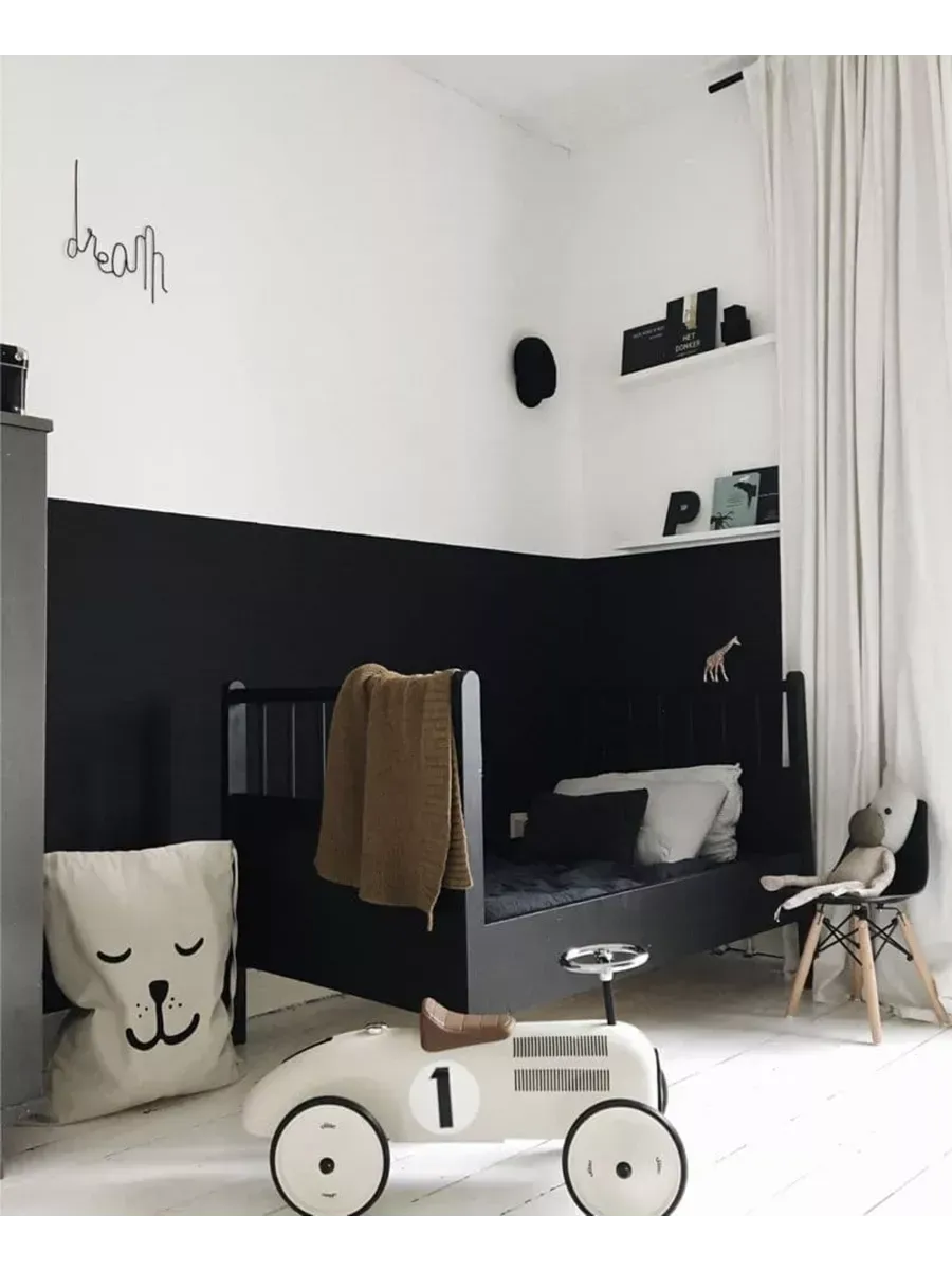 Краска для детской мебели, черный камень фото 8