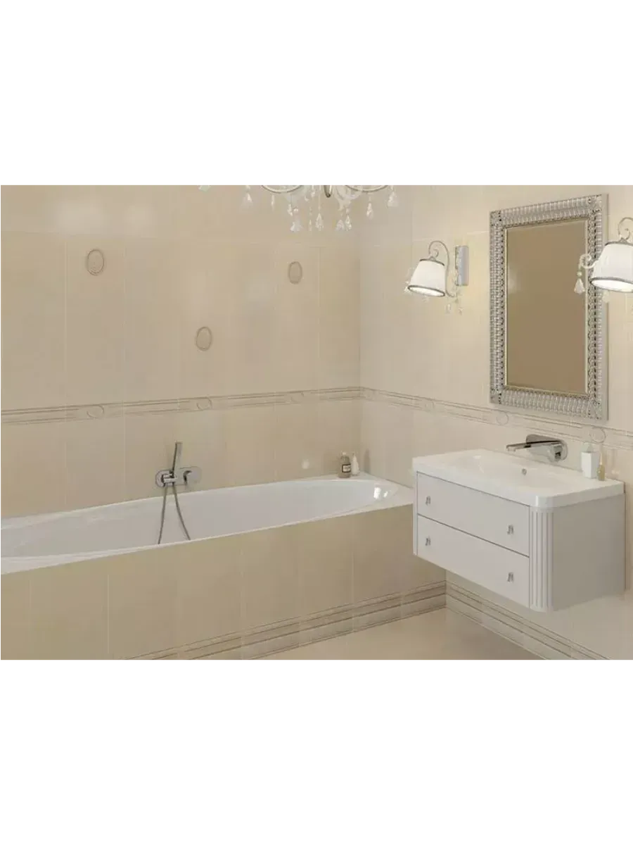 Краска для плитки в ванной молочный фото 3