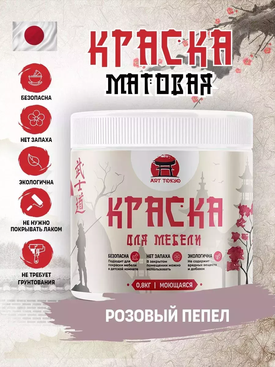 Краска для мебели матовая без запаха