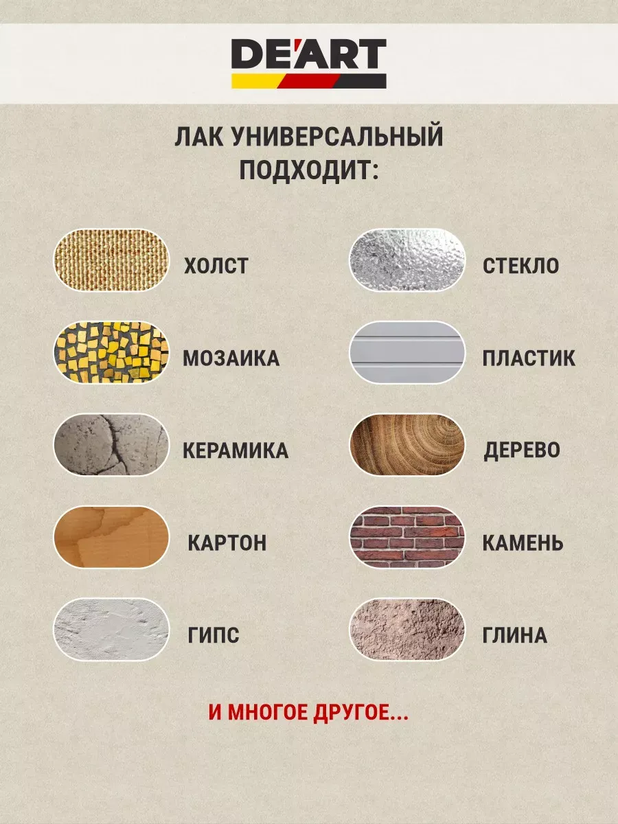 Лак акриловый матовый для творчества 600 мл. фото 4