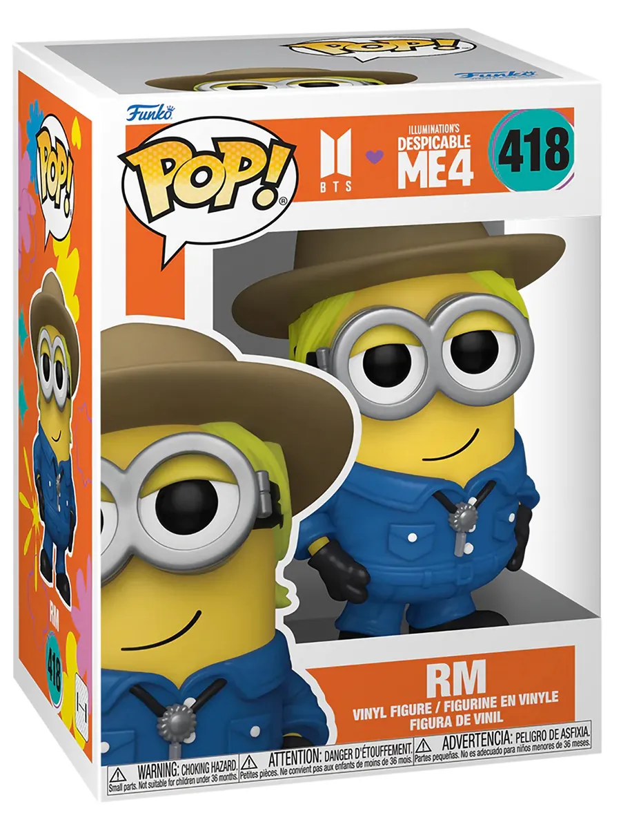 Фигурка Funko POP! Rocks BTS X Гадкий я 4 RM