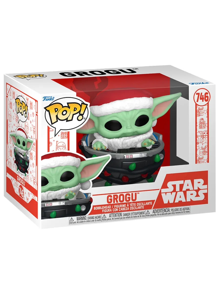Фигурка Funko POP! башкотряс Звездные воины Holiday Грогу Фигурка Funko POP! башкотряс Звездные воины Holiday Грогу