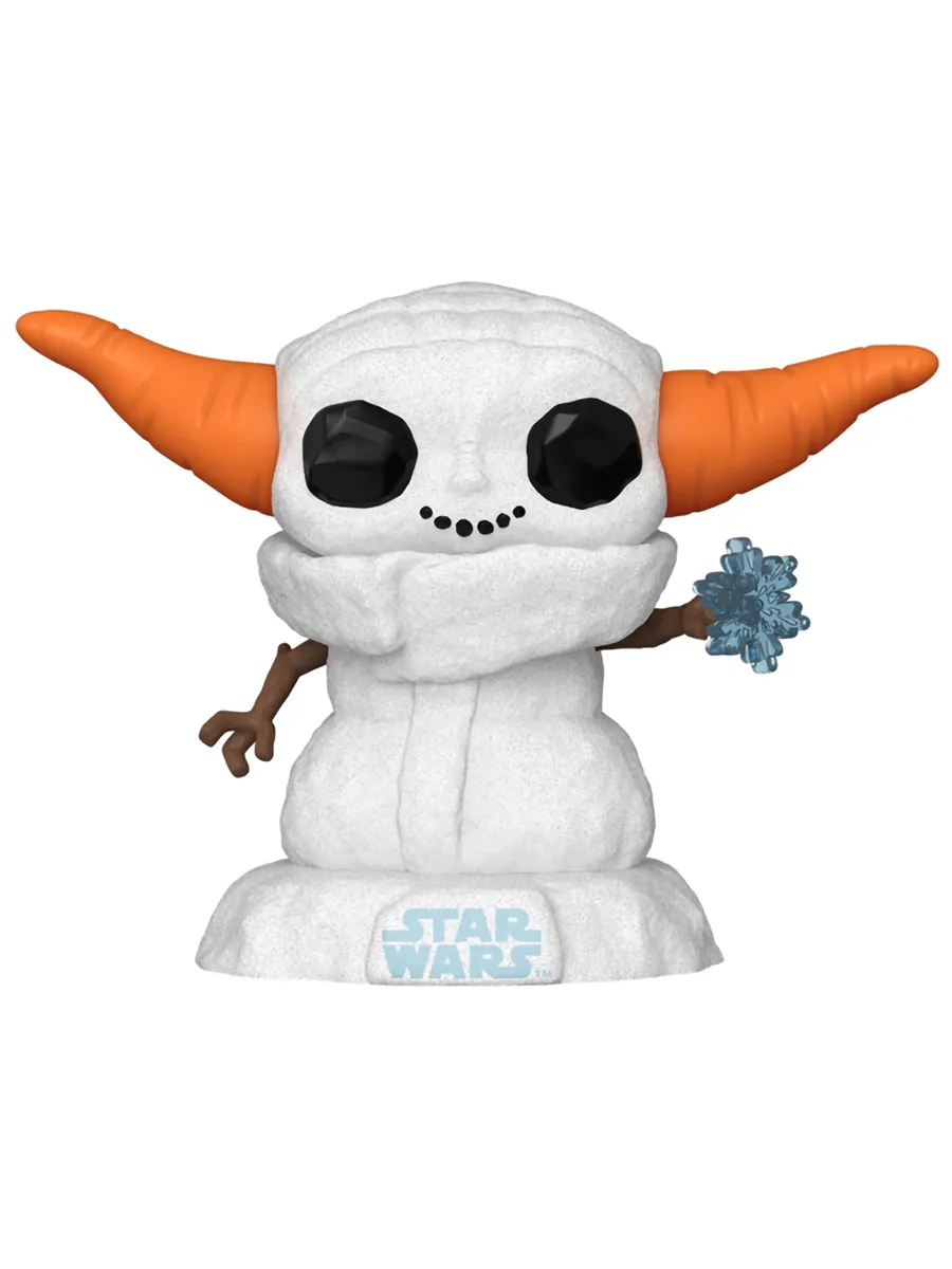 Фигурка Funko POP! башкотряс Звездные воины Грогу снеговик