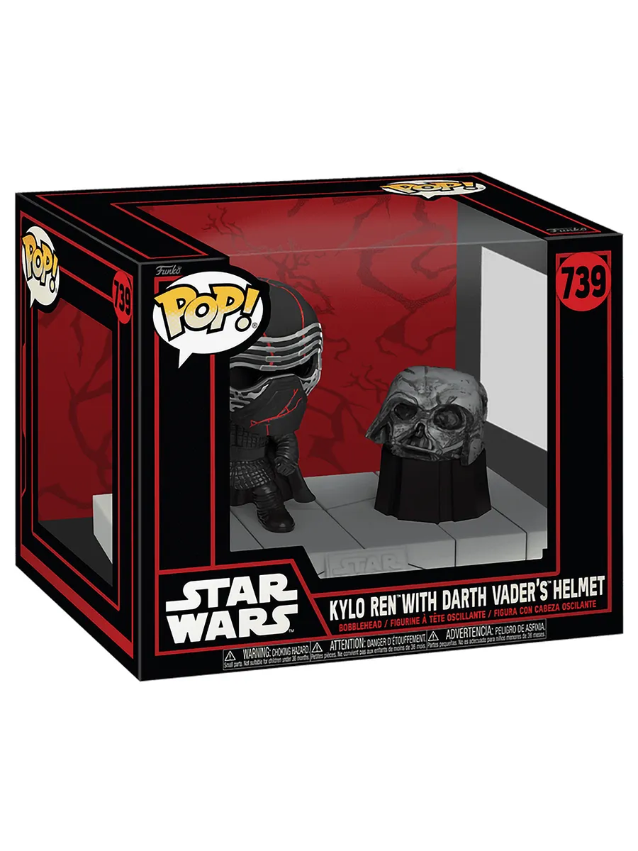 Фигурка Funko башкотряс Кайло Рен wDarth Vader's Helmet