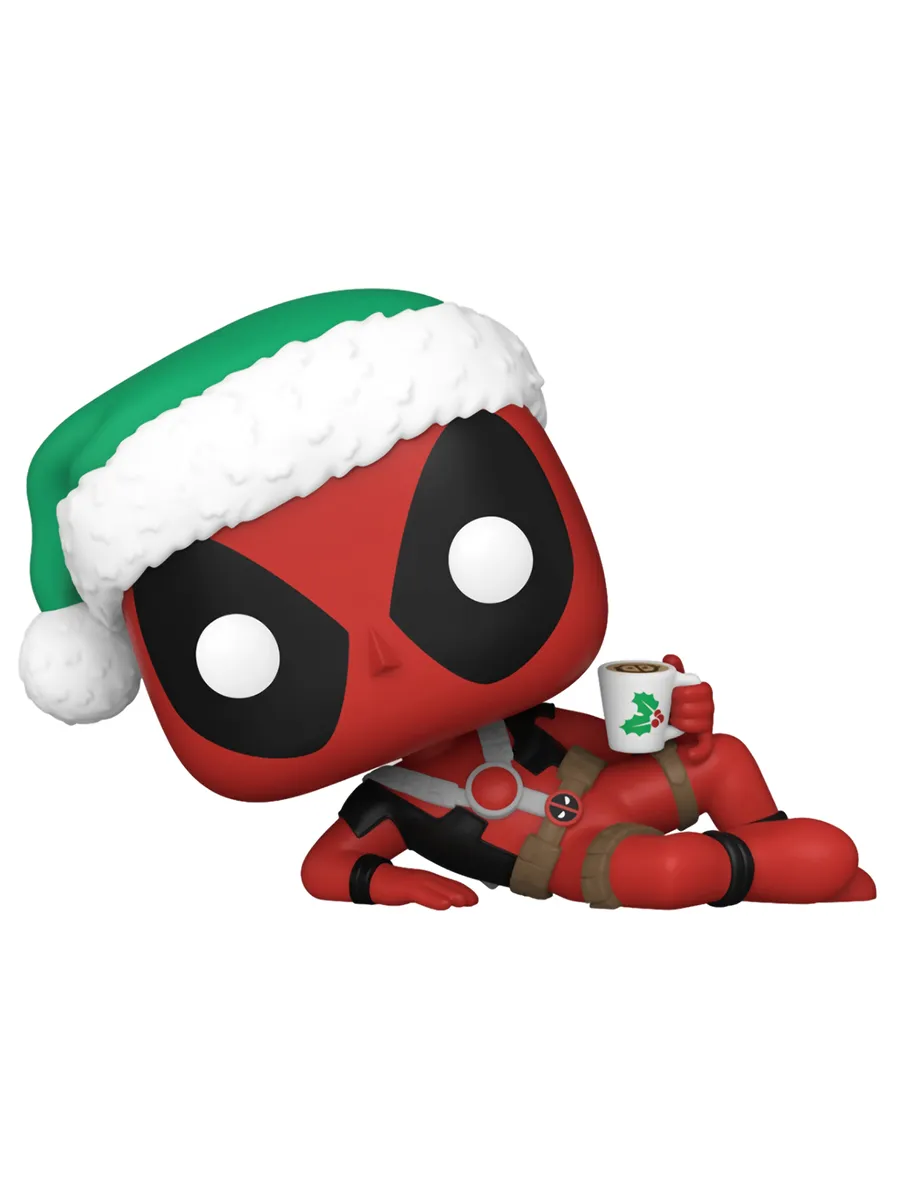 Фигурка Funko POP! башкотряс Марвел Holiday Дэдпул