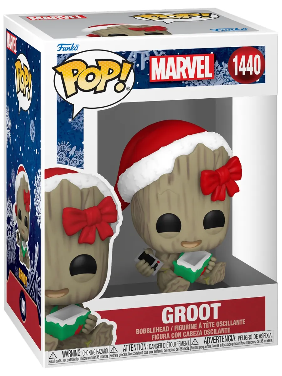 Фигурка Funko POP! башкотряс Марвел Holiday Грут Фигурка Funko POP! башкотряс Марвел Holiday Грут