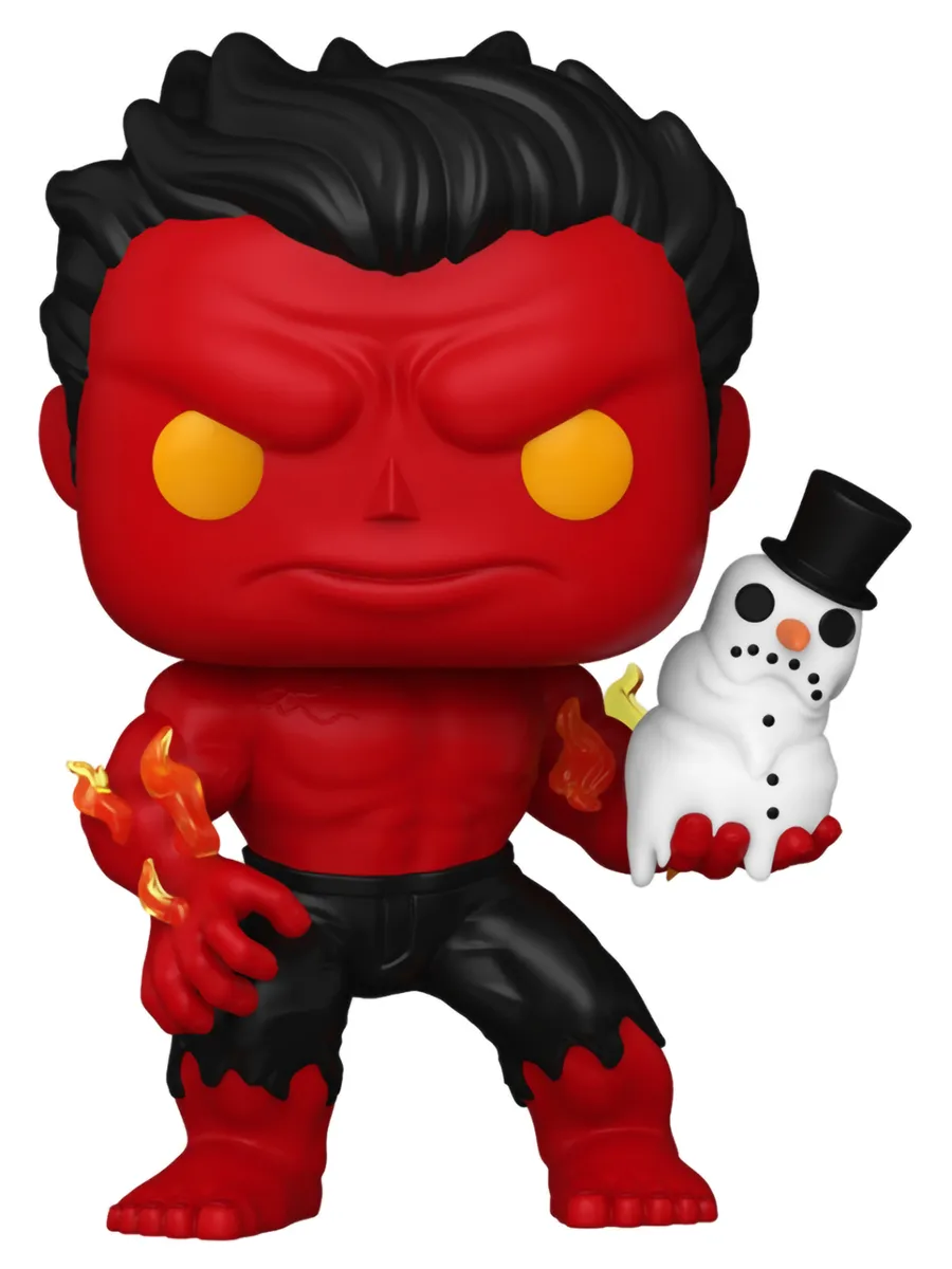 Фигурка Funko POP! башкотряс Марвел Holiday Красный Халк