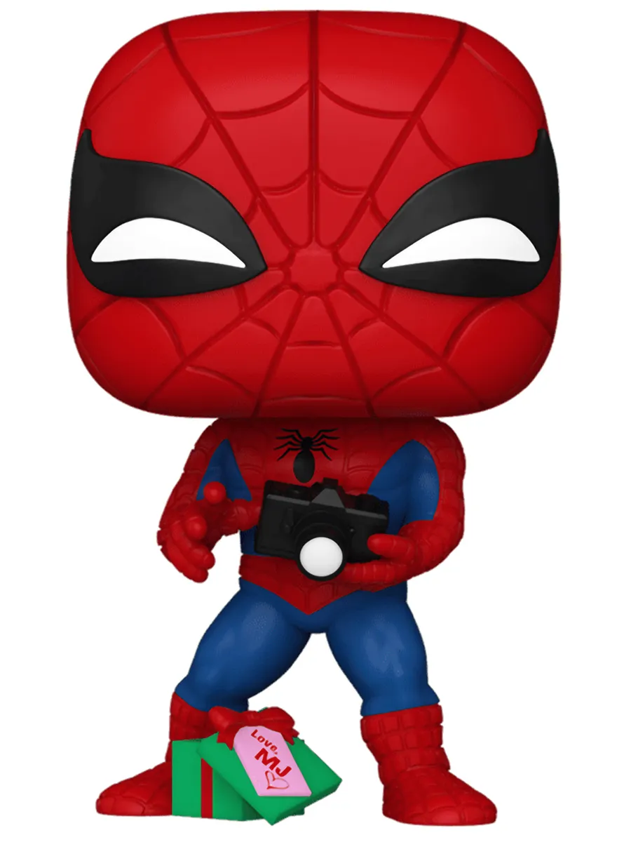 Фигурка Funko POP! башкотряс Марвел Holiday Человек-паук