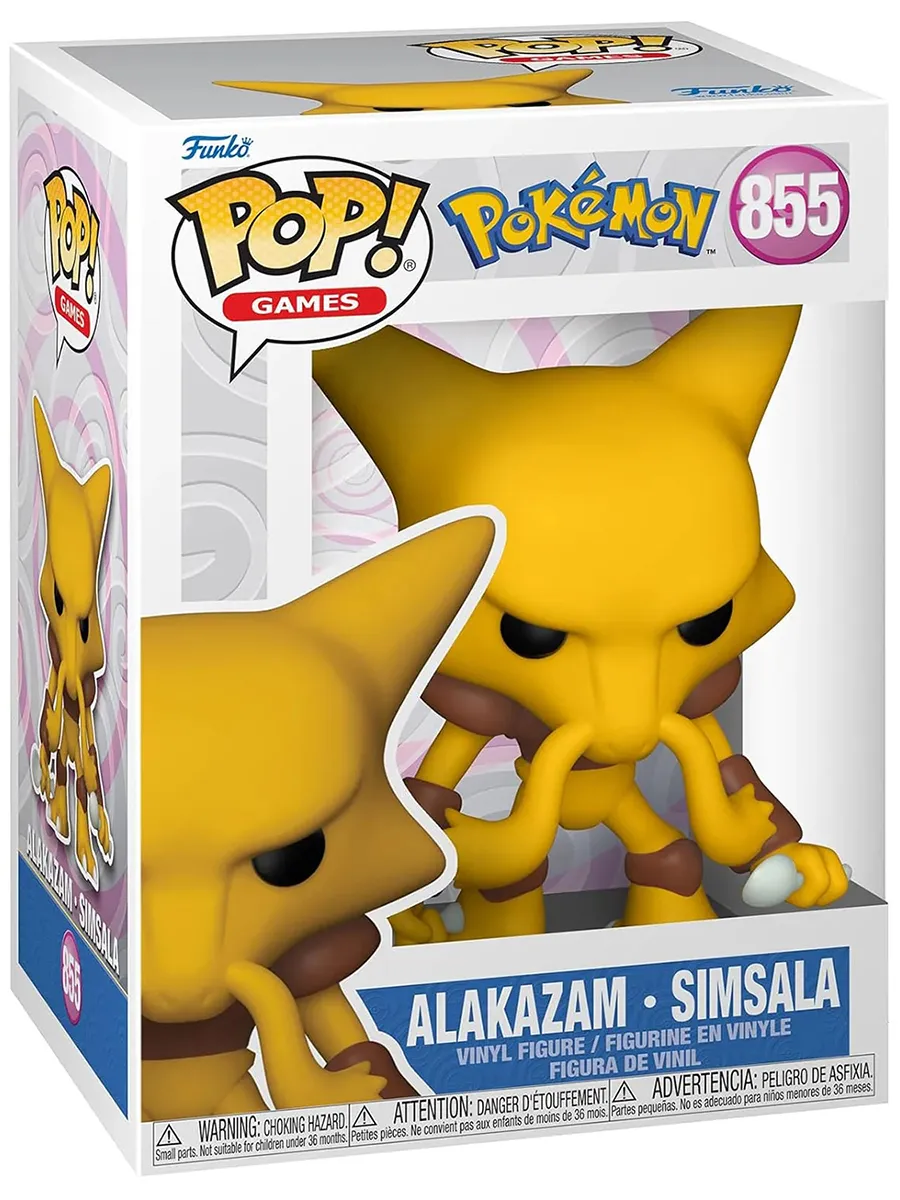 Фигурка Funko POP! Games Покуемоны Алаказам (855) 74216 Фигурка Funko POP! Games Покуемоны Алаказам (855) 74216