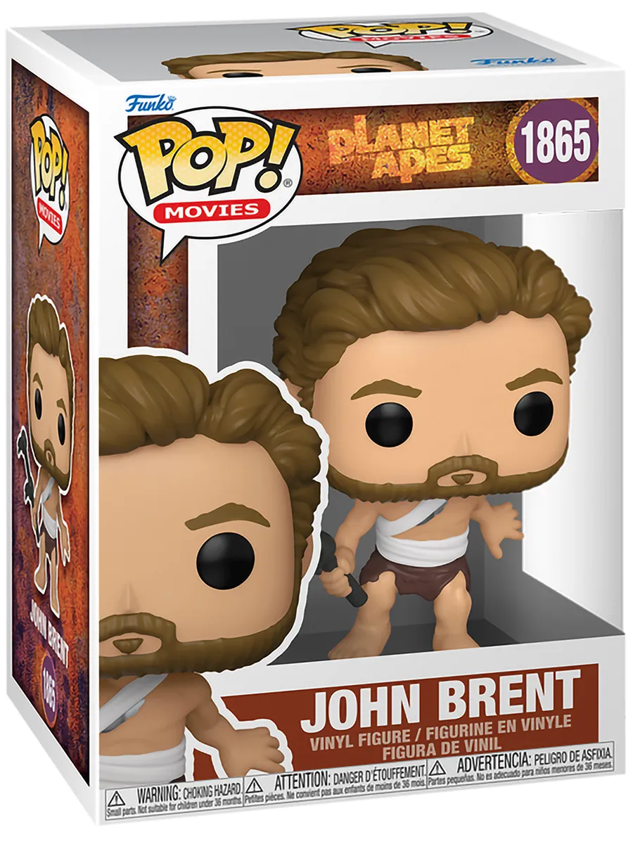 Фигурка Funko POP! Movies Планета обезьян S3 Джон Брент Фигурка Funko POP! Movies Планета обезьян S3 Джон Брент