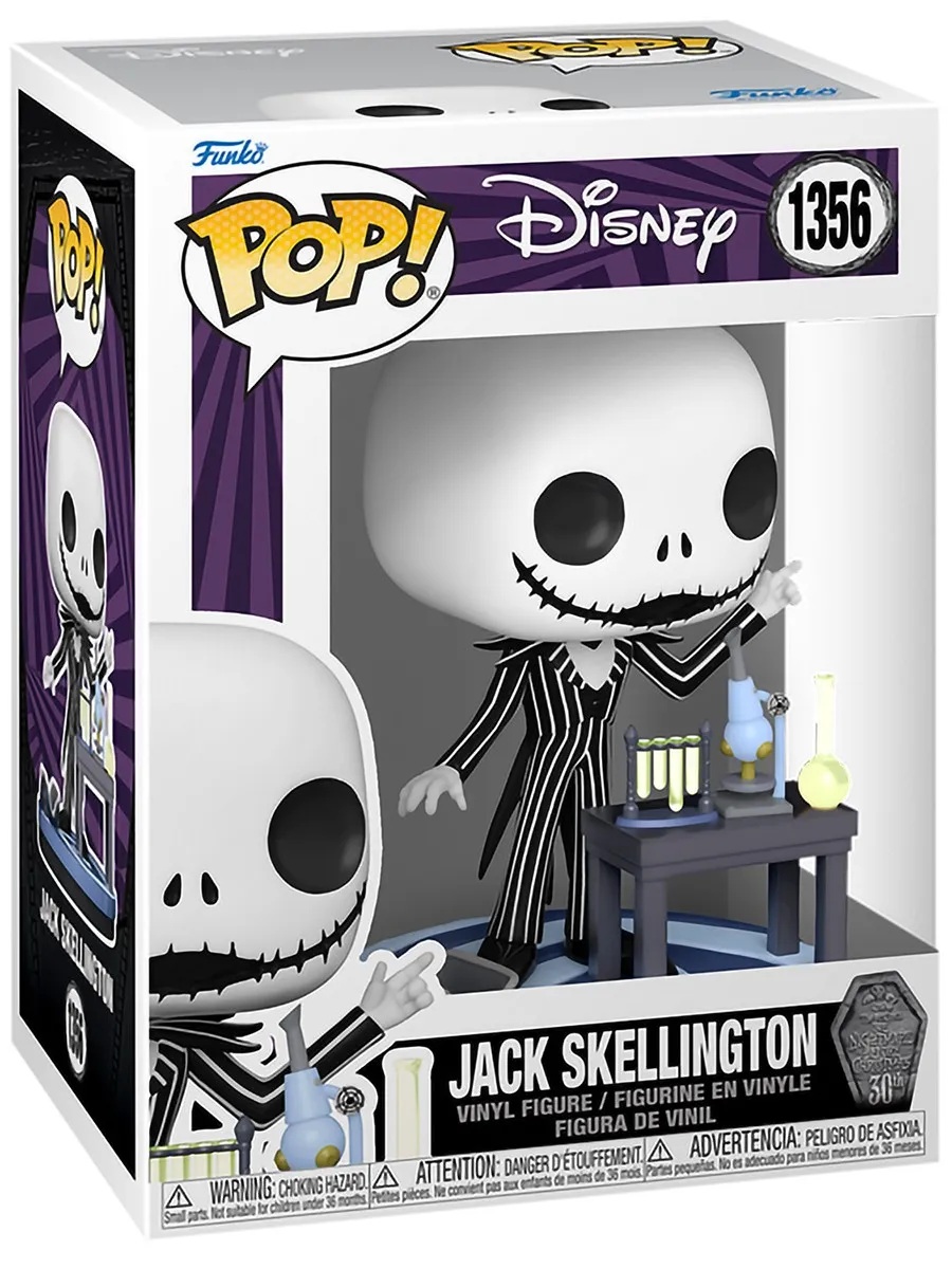 Фигурка Funko POP! Дисней TNBC 30th Jack Skellington (Lab) Фигурка Funko POP! Дисней TNBC 30th Jack Skellington (Lab)