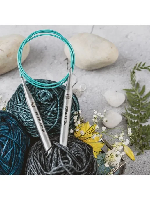 KnitPro Спицы круговые Mindful 100 см, № 5,0, серый, фото 3
