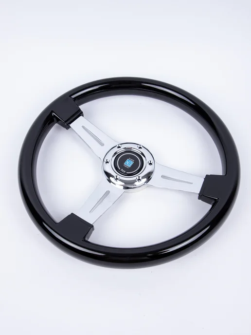 Универсальный руль nardi ABS chrome black 340 мм, черный, фото 3
